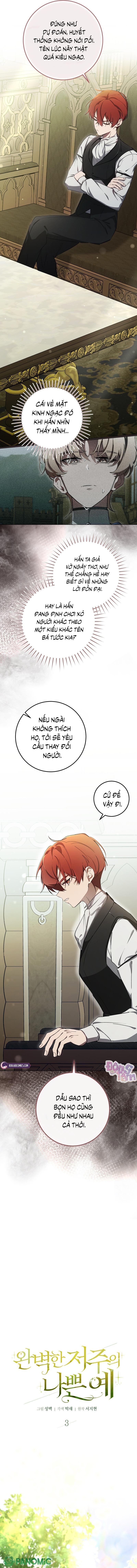 Một Ví Dụ Tồi Về Lời Nguyền Hoàn Hảo - Chap 3 - Trang 2