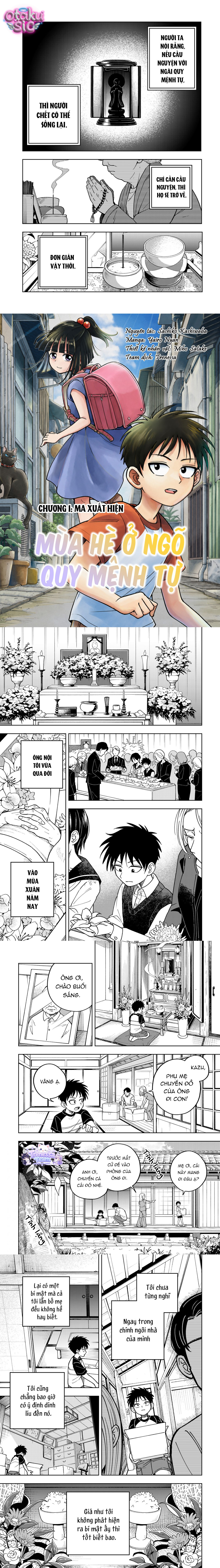 Mùa Hè Ở Ngõ Quy Mệnh Tự - Chap 1 - Trang 1
