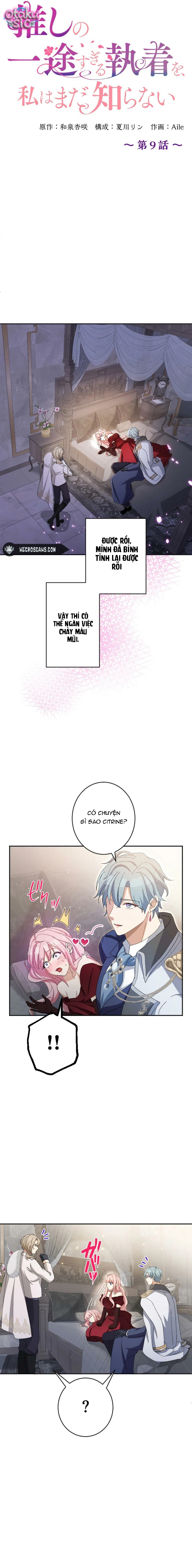 Nhân Vật Tôi Yêu Thích Bị Ám Ảnh Bởi Tôi - Chap 9 - Trang 3
