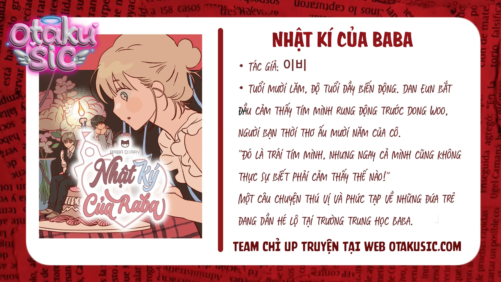 Nhật Kí Của Baba - Chap 8 - Trang 2