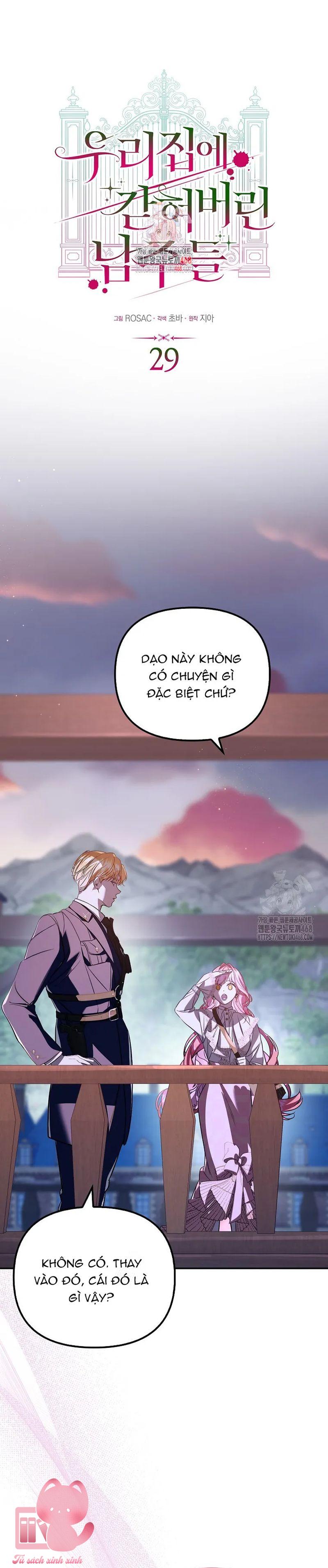Những Nam Chính Bị Mắc Kẹt Trong Nhà Tôi - Chap 29 - Trang 2