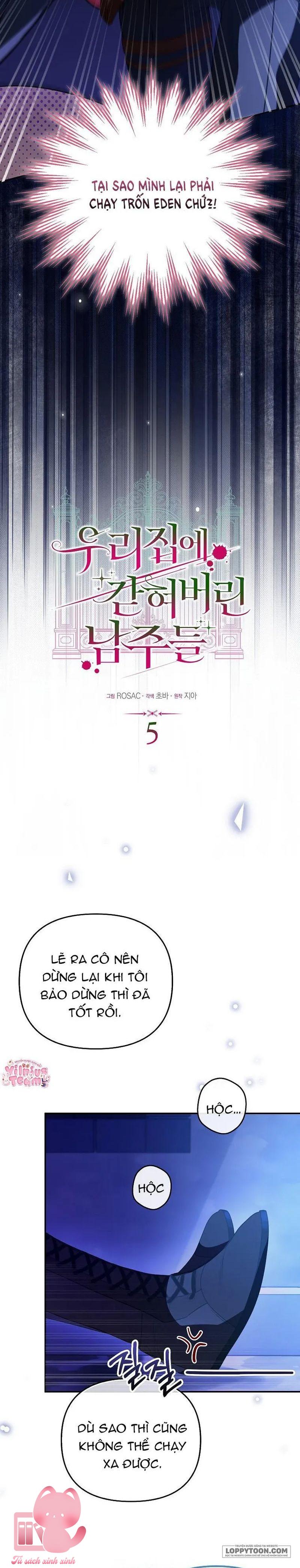 Những Nam Chính Bị Mắc Kẹt Trong Nhà Tôi - Chap 5 - Trang 4