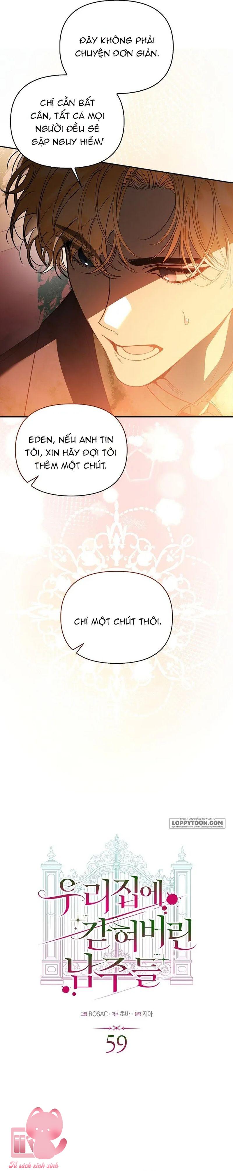 Những Nam Chính Bị Mắc Kẹt Trong Nhà Tôi - Chap 59 - Trang 14