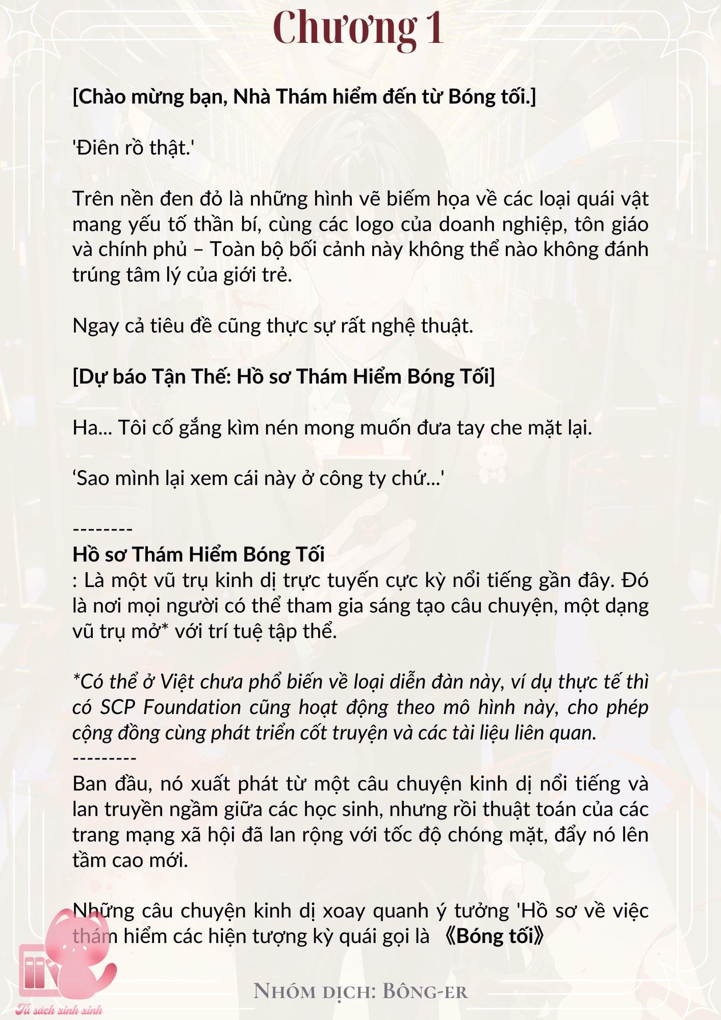 [Novel] Dù Rơi Vào Truyện Kinh Dị, Tôi Vẫn Phải Đi Làm - Chap 1 - Trang 4