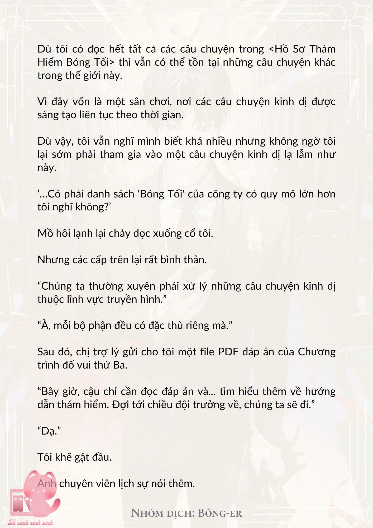 [Novel] Dù Rơi Vào Truyện Kinh Dị, Tôi Vẫn Phải Đi Làm - Chap 10 - Trang 11