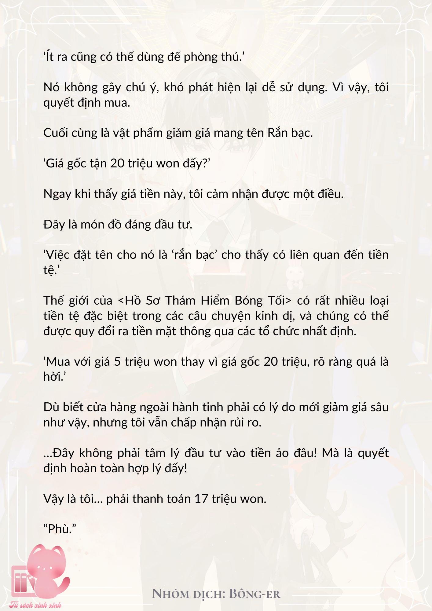 [Novel] Dù Rơi Vào Truyện Kinh Dị, Tôi Vẫn Phải Đi Làm - Chap 10 - Trang 4