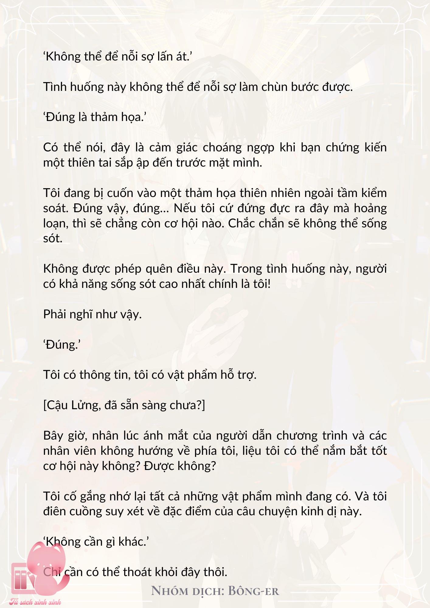 [Novel] Dù Rơi Vào Truyện Kinh Dị, Tôi Vẫn Phải Đi Làm - Chap 12 - Trang 9