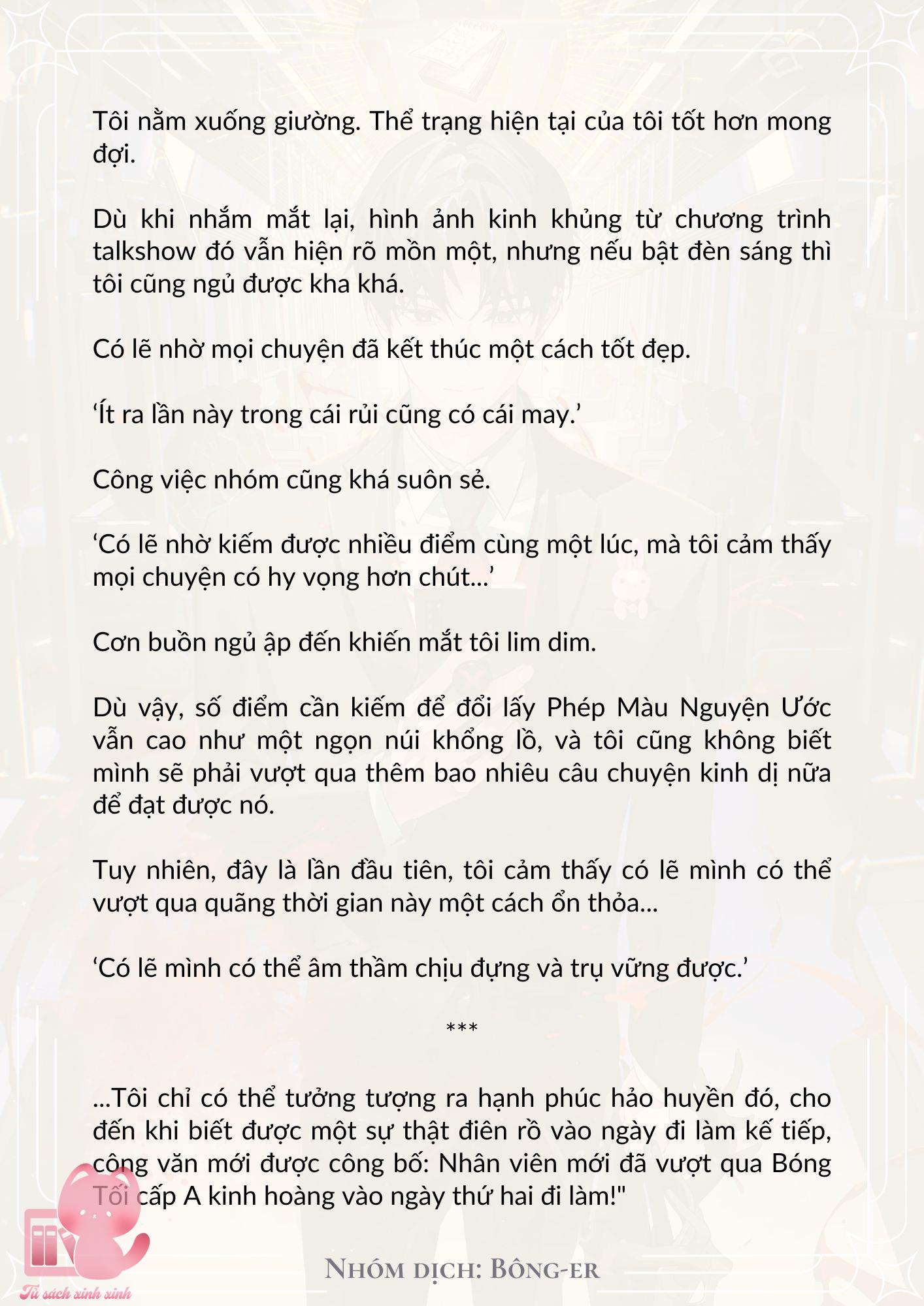[Novel] Dù Rơi Vào Truyện Kinh Dị, Tôi Vẫn Phải Đi Làm - Chap 15 - Trang 21