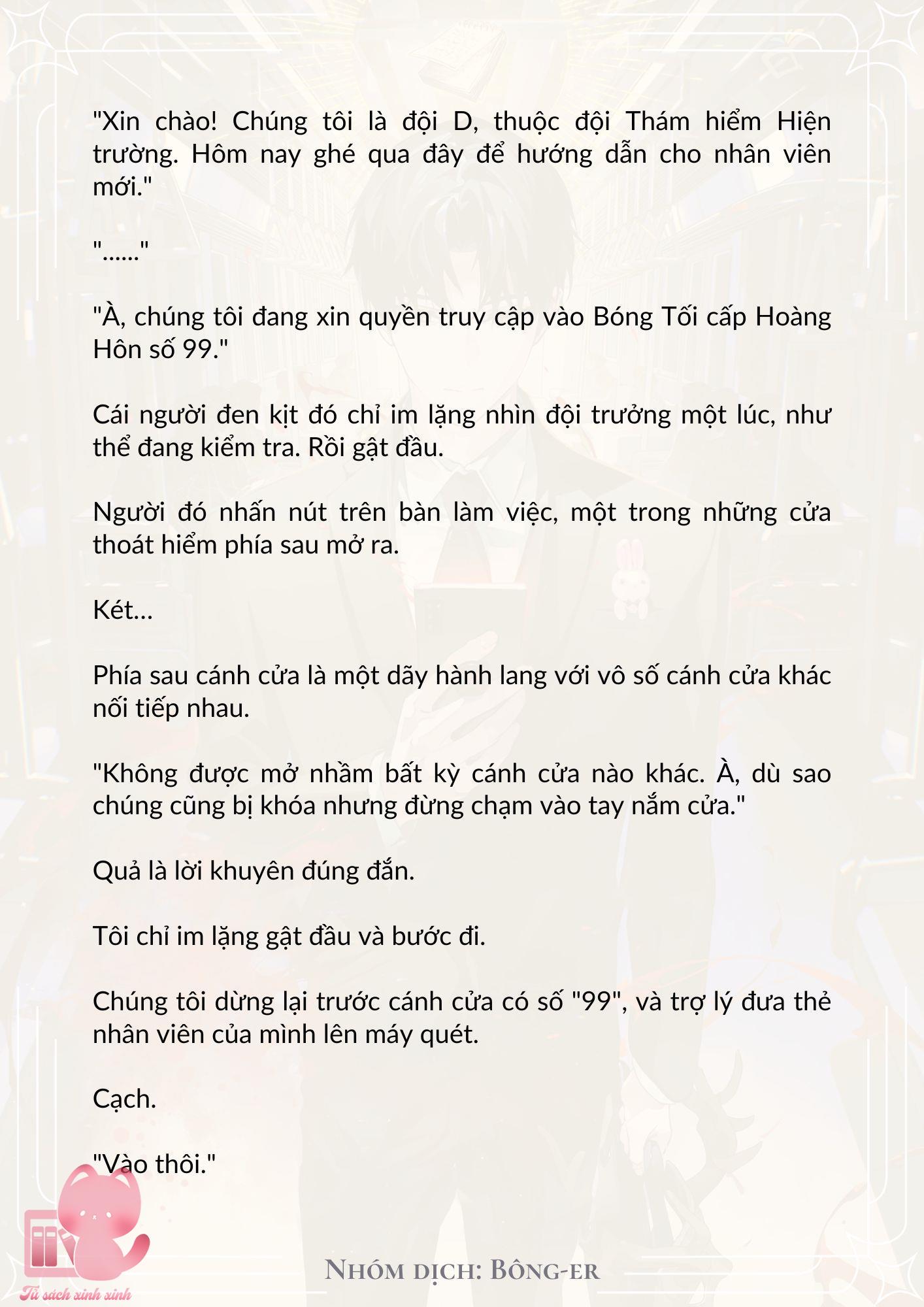 [Novel] Dù Rơi Vào Truyện Kinh Dị, Tôi Vẫn Phải Đi Làm - Chap 15 - Trang 6