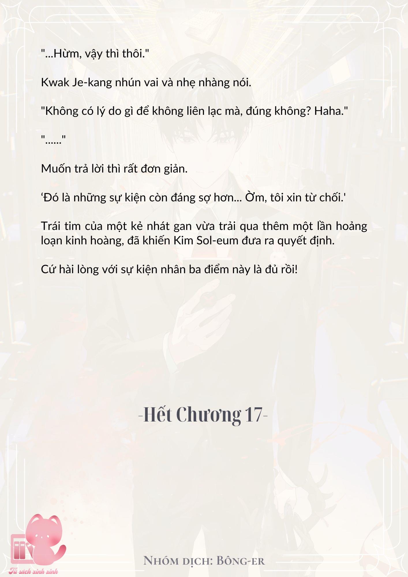 [Novel] Dù Rơi Vào Truyện Kinh Dị, Tôi Vẫn Phải Đi Làm - Chap 17 - Trang 17
