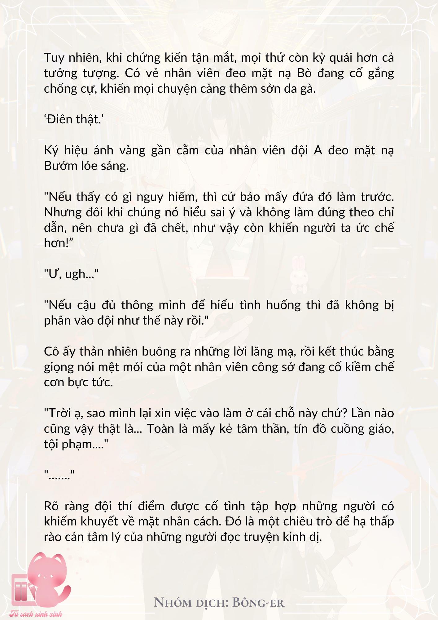 [Novel] Dù Rơi Vào Truyện Kinh Dị, Tôi Vẫn Phải Đi Làm - Chap 19 - Trang 19