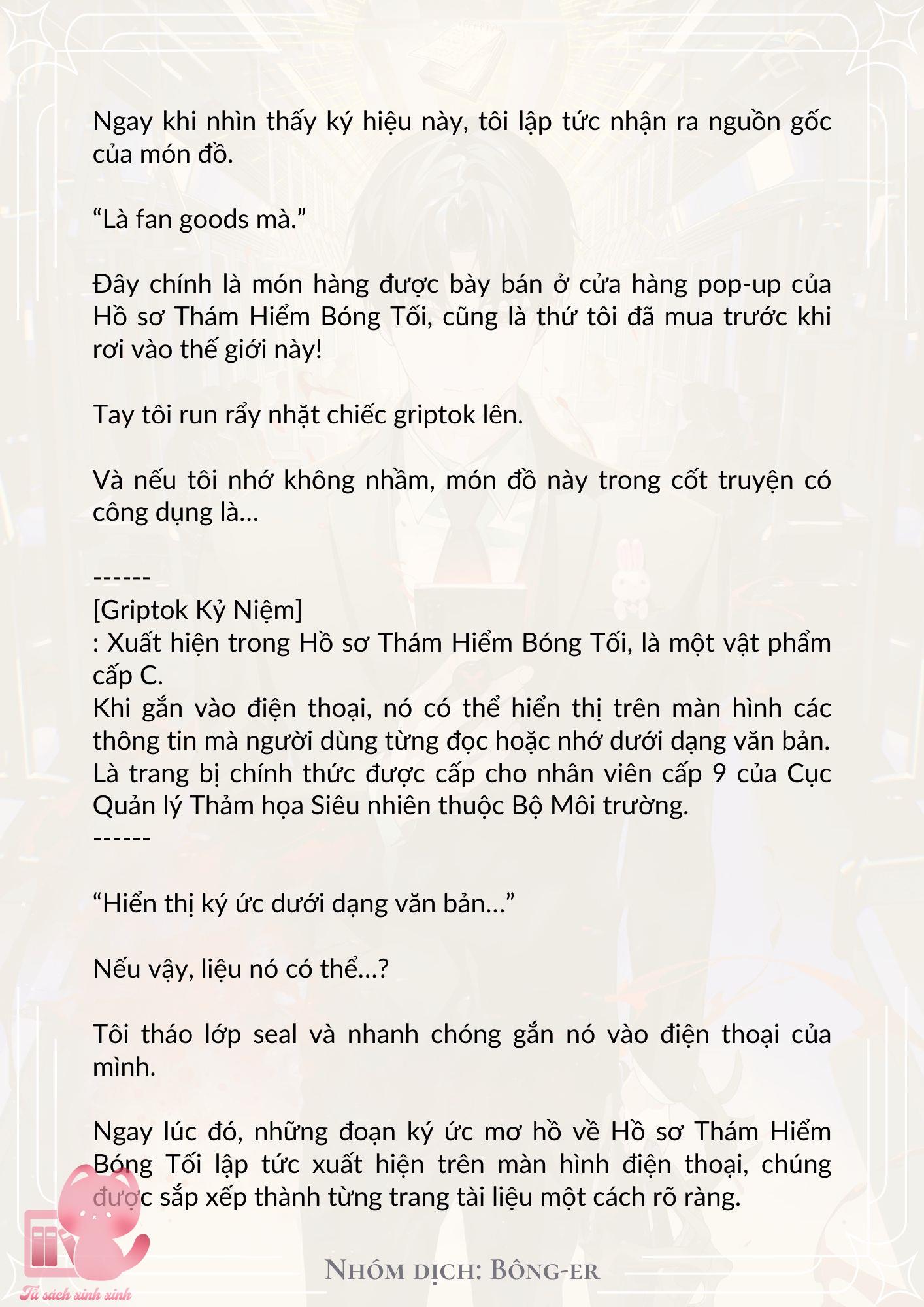 [Novel] Dù Rơi Vào Truyện Kinh Dị, Tôi Vẫn Phải Đi Làm - Chap 2 - Trang 4