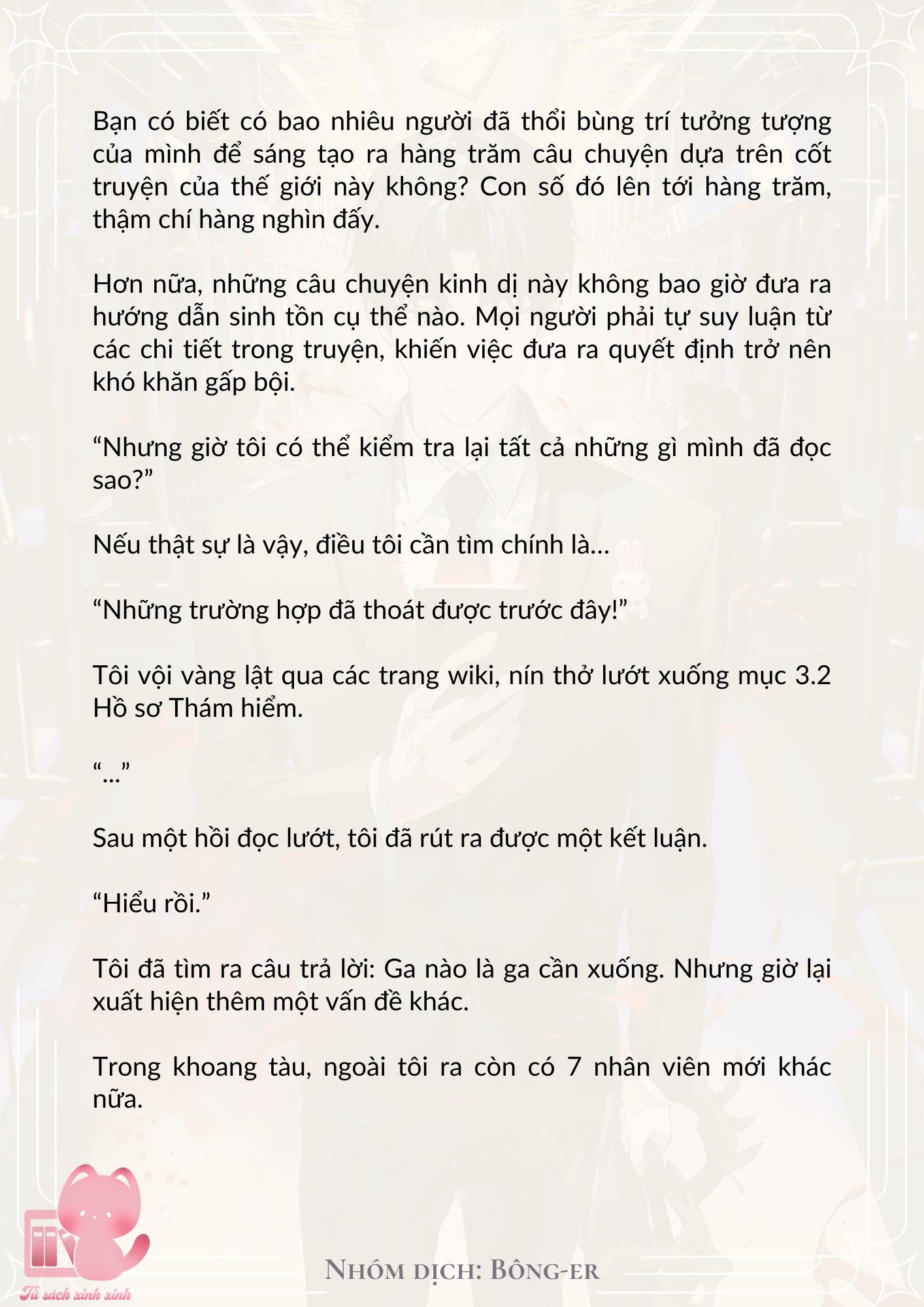 [Novel] Dù Rơi Vào Truyện Kinh Dị, Tôi Vẫn Phải Đi Làm - Chap 2 - Trang 6