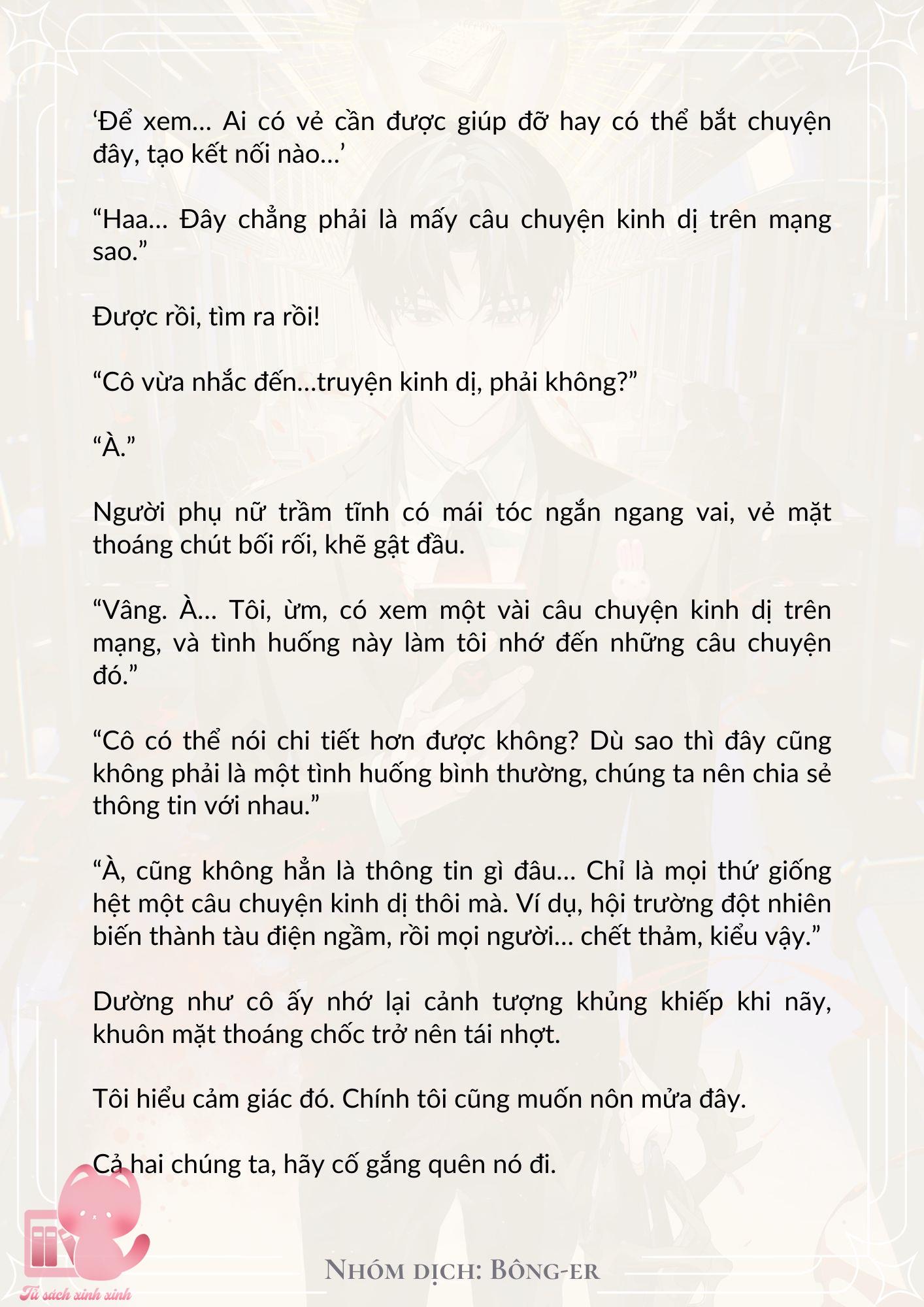[Novel] Dù Rơi Vào Truyện Kinh Dị, Tôi Vẫn Phải Đi Làm - Chap 2 - Trang 9