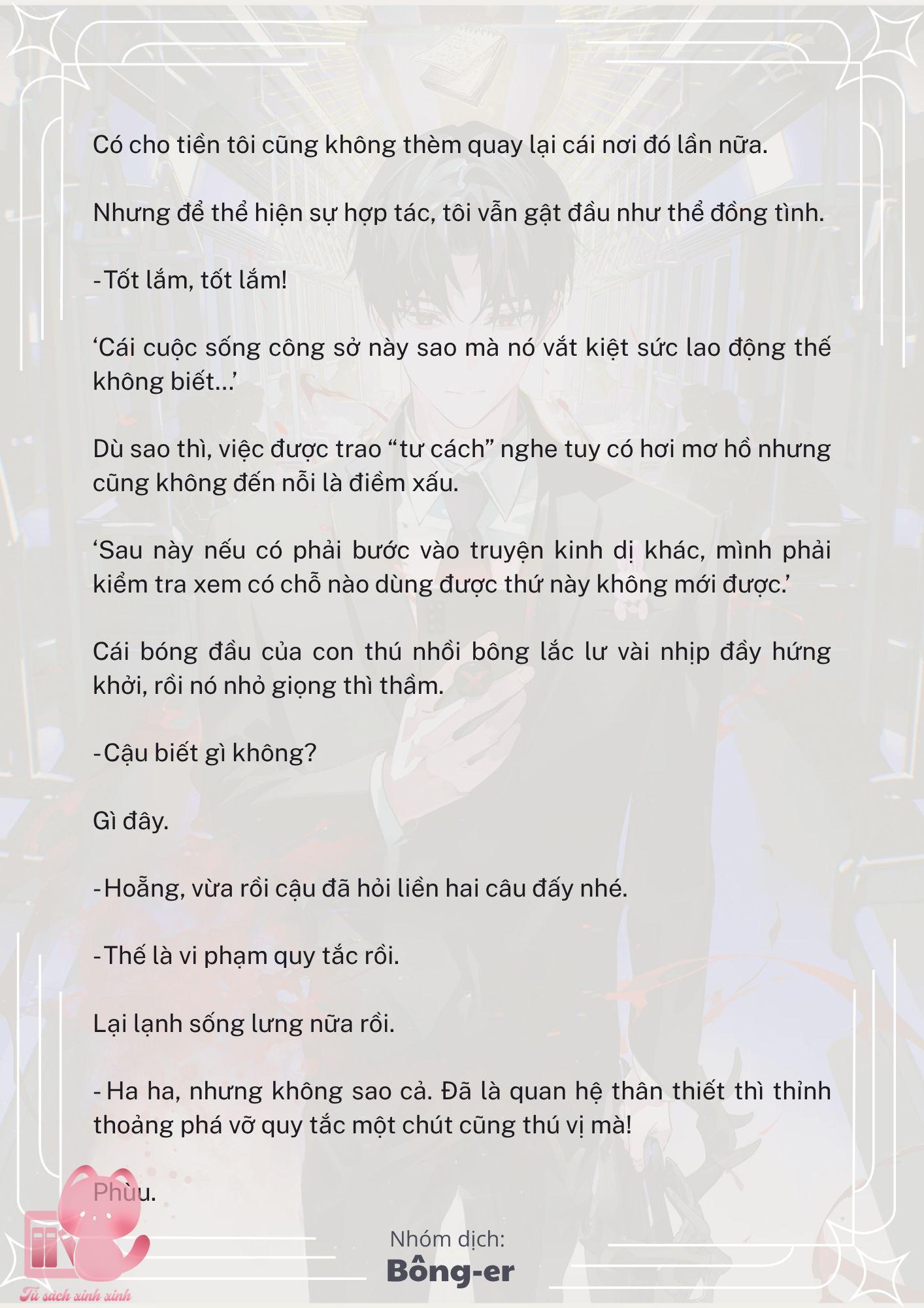 [Novel] Dù Rơi Vào Truyện Kinh Dị, Tôi Vẫn Phải Đi Làm - Chap 26 - Trang 24