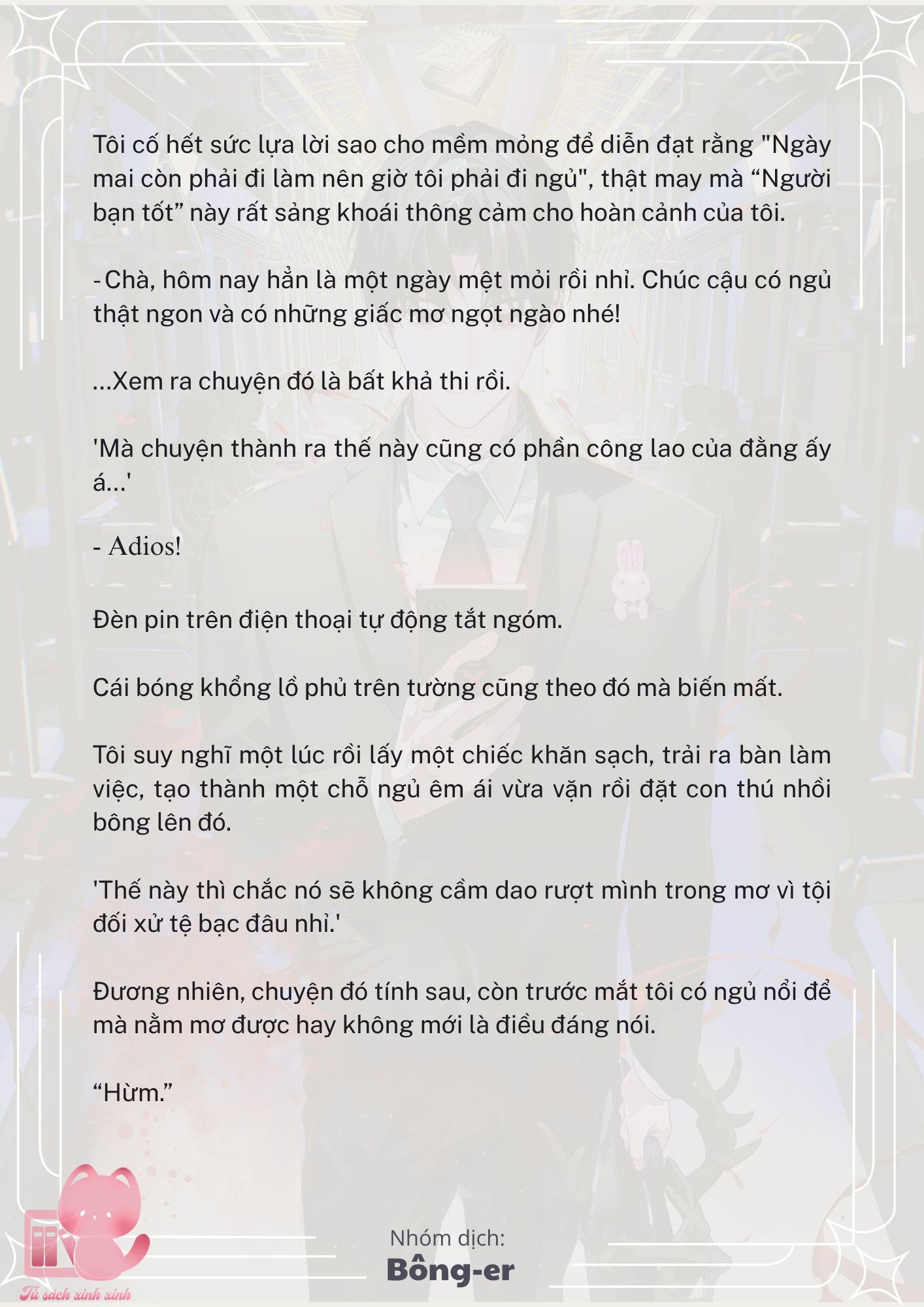 [Novel] Dù Rơi Vào Truyện Kinh Dị, Tôi Vẫn Phải Đi Làm - Chap 27 - Trang 5