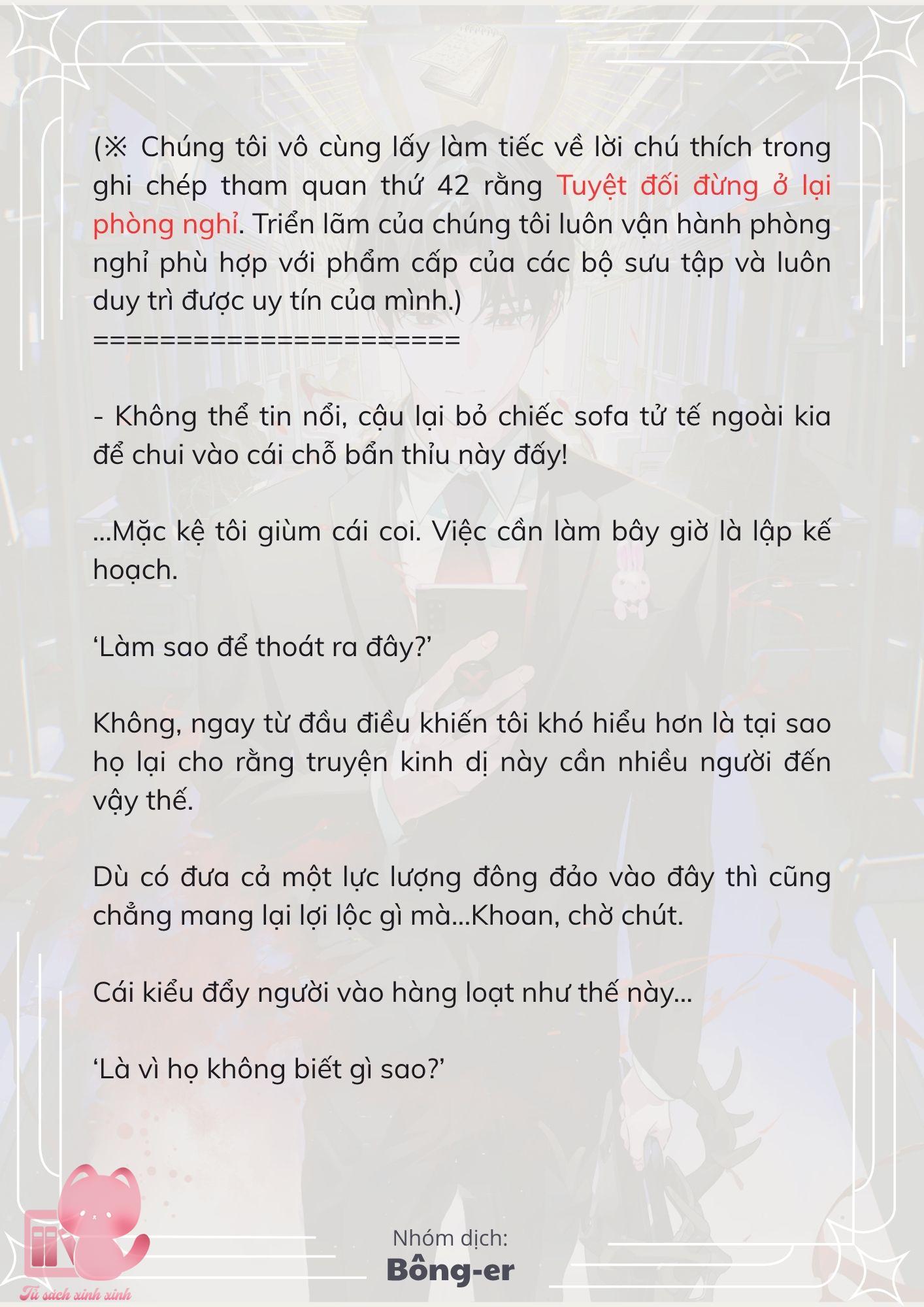 [Novel] Dù Rơi Vào Truyện Kinh Dị, Tôi Vẫn Phải Đi Làm - Chap 40 - Trang 24