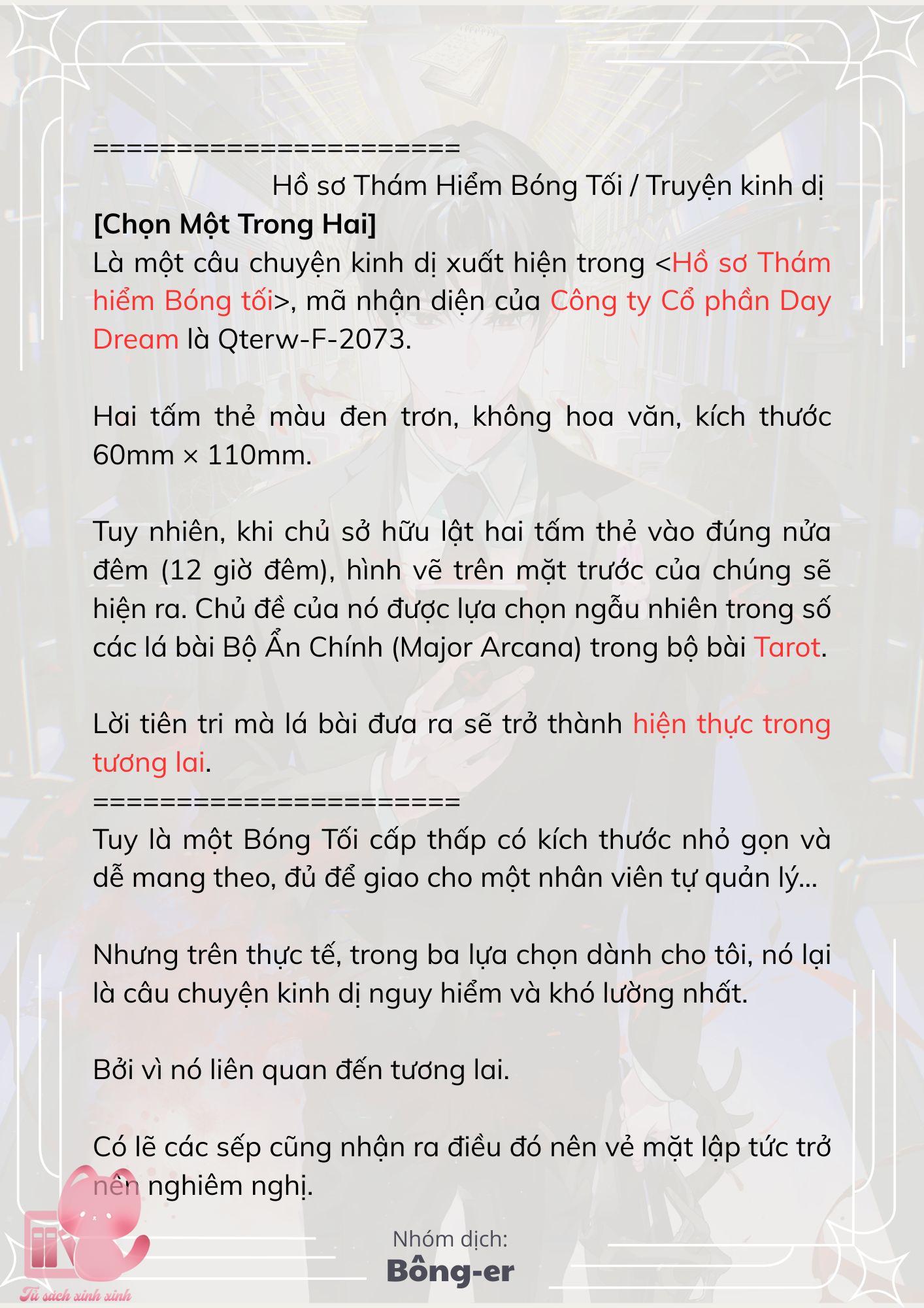 [Novel] Dù Rơi Vào Truyện Kinh Dị, Tôi Vẫn Phải Đi Làm - Chap 50 - Trang 3