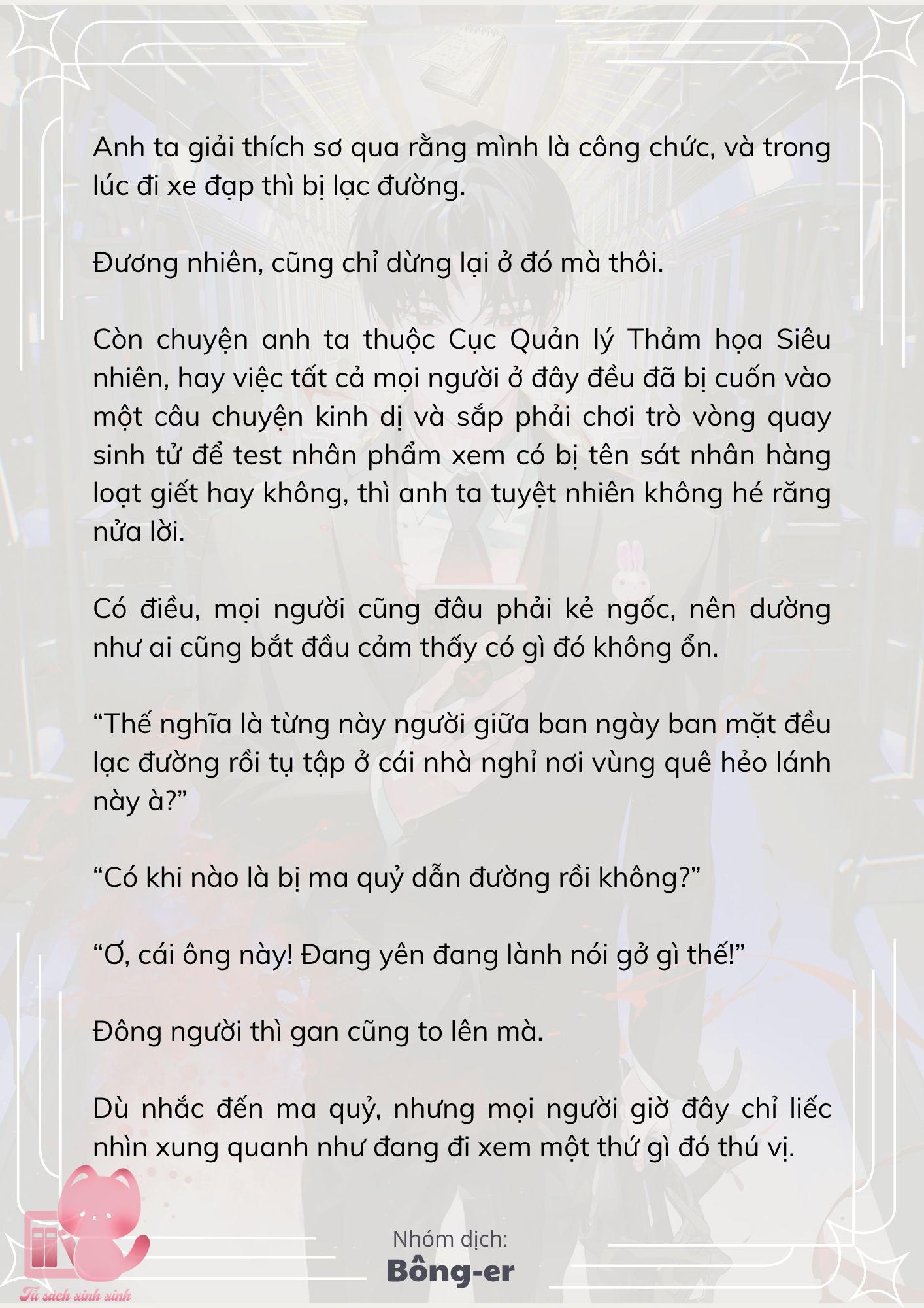 [Novel] Dù Rơi Vào Truyện Kinh Dị, Tôi Vẫn Phải Đi Làm - Chap 52 - Trang 10