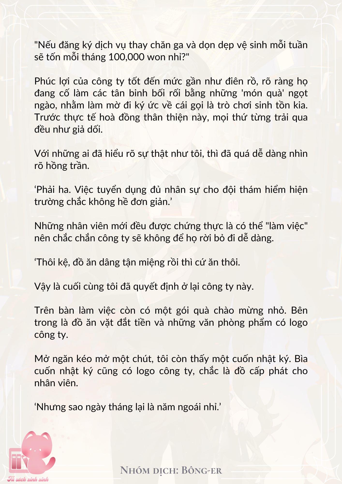 [Novel] Dù Rơi Vào Truyện Kinh Dị, Tôi Vẫn Phải Đi Làm - Chap 6 - Trang 10