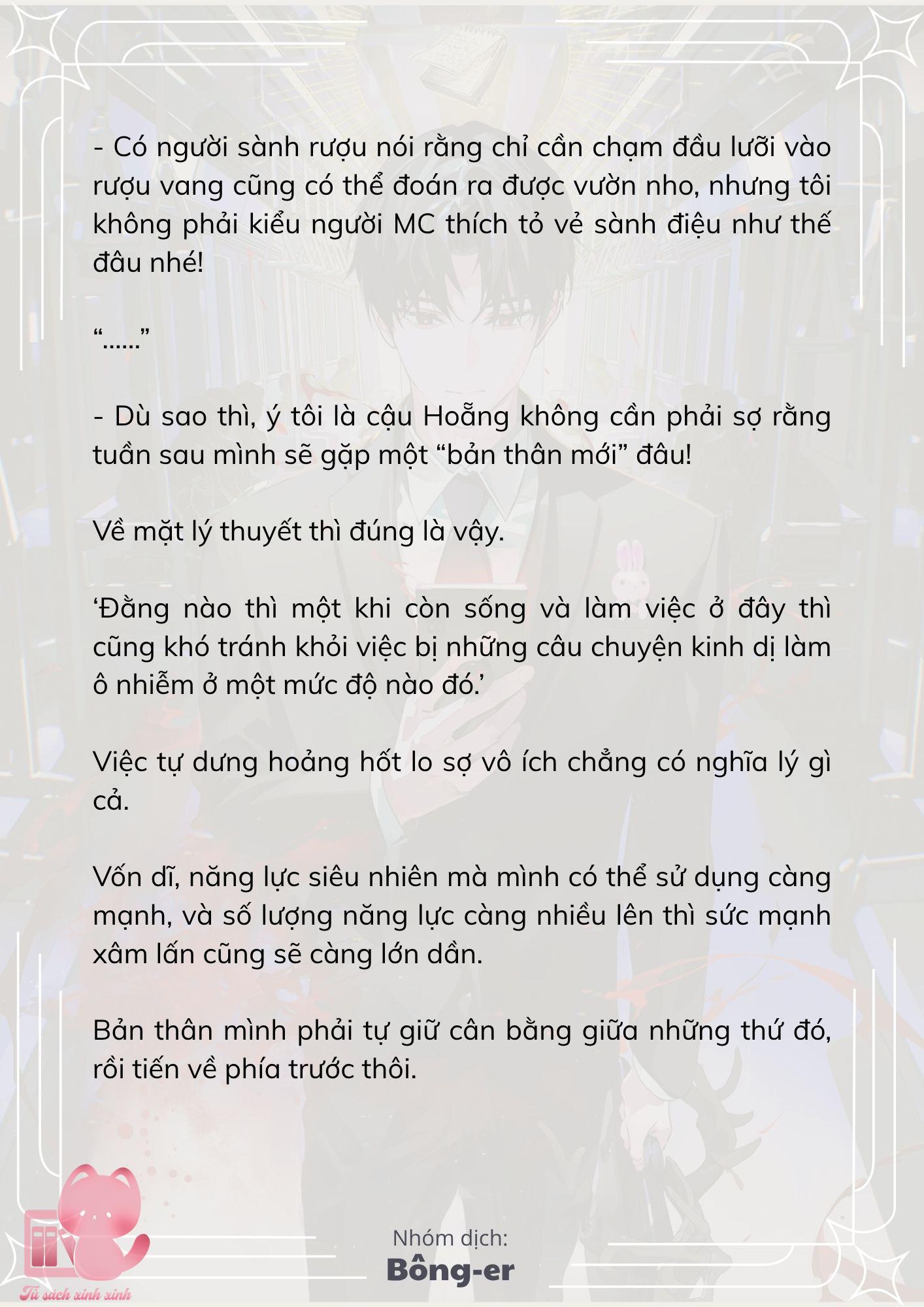[Novel] Dù Rơi Vào Truyện Kinh Dị, Tôi Vẫn Phải Đi Làm - Chap 61 - Trang 5