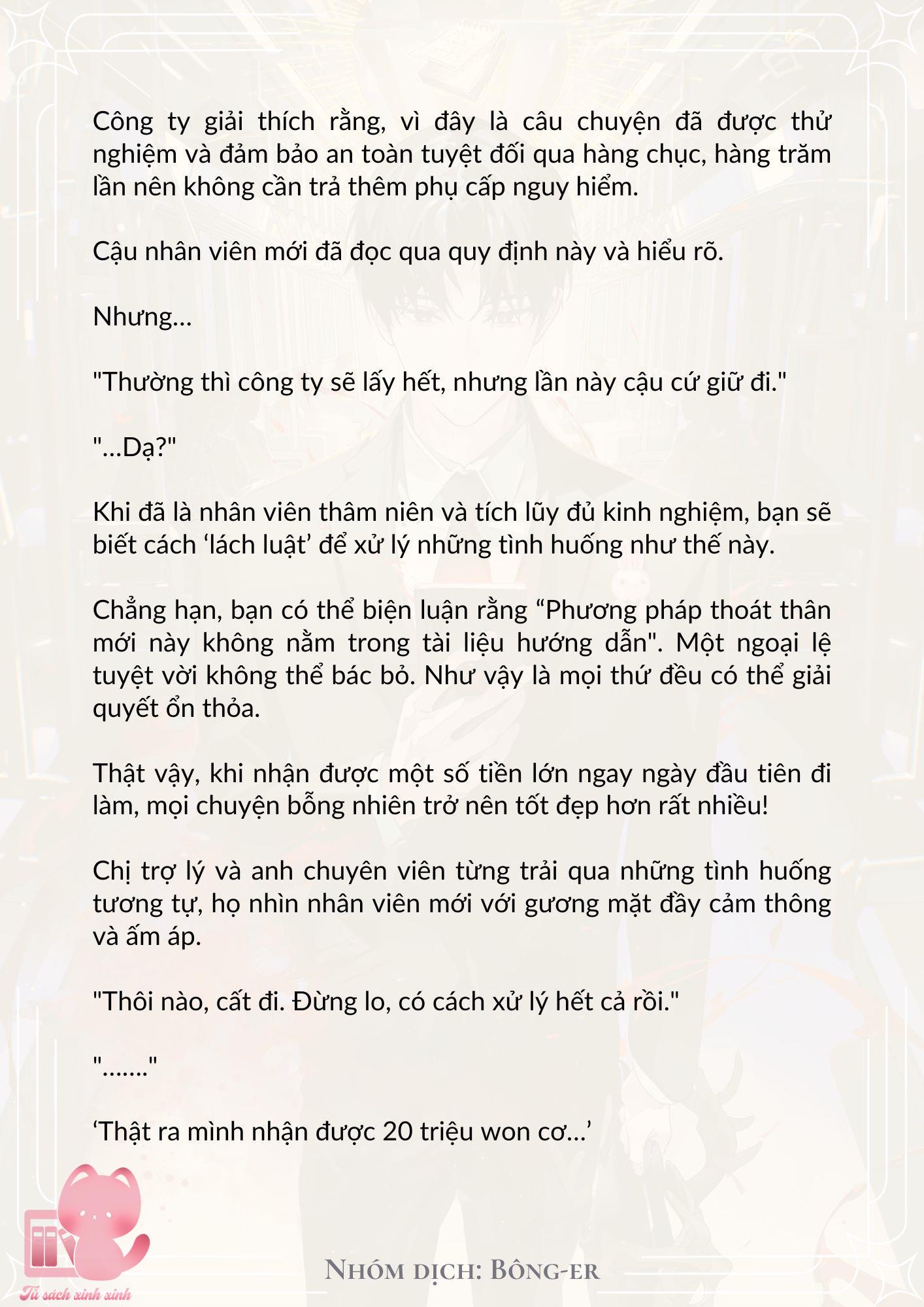 [Novel] Dù Rơi Vào Truyện Kinh Dị, Tôi Vẫn Phải Đi Làm - Chap 9 - Trang 6