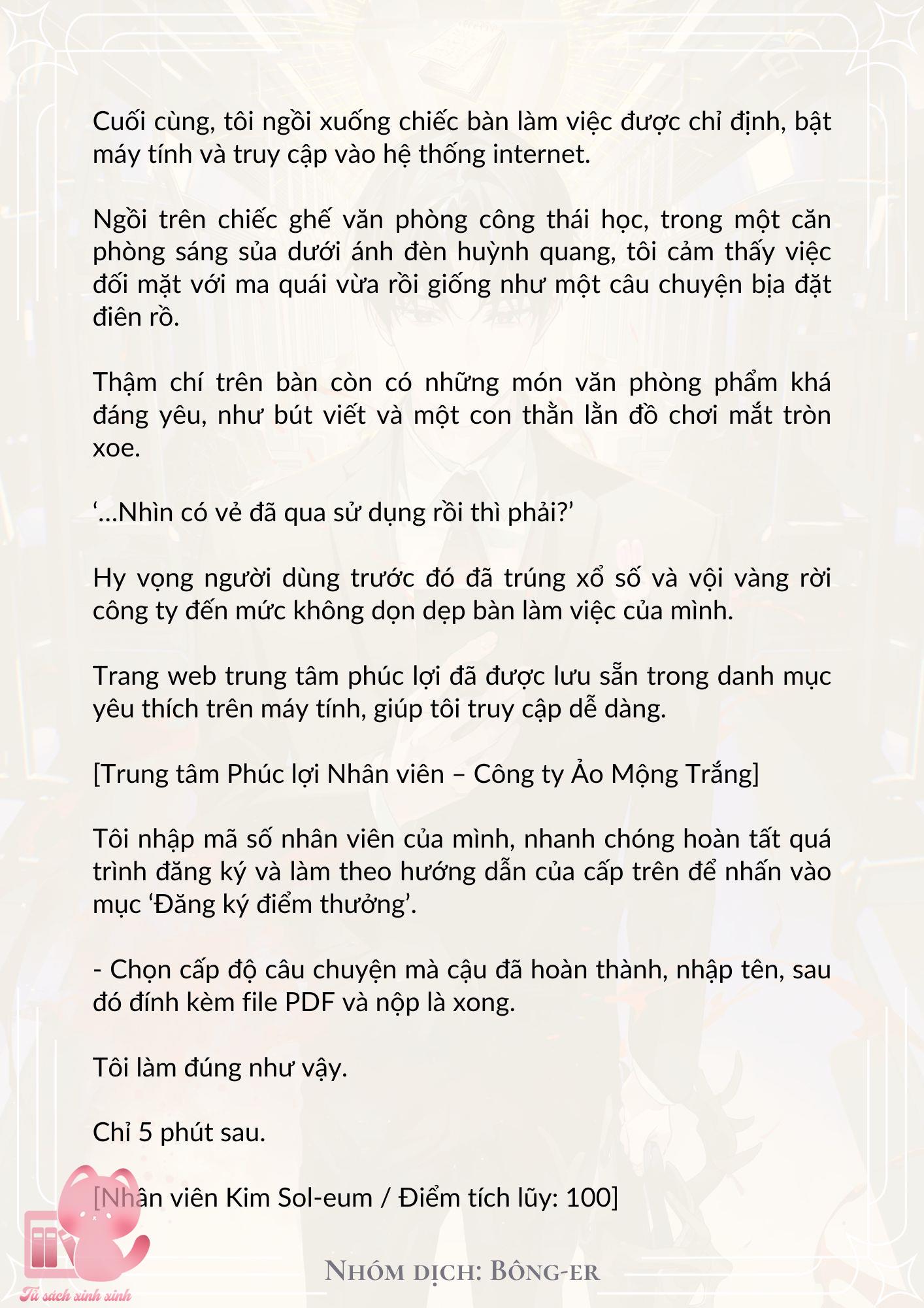 [Novel] Dù Rơi Vào Truyện Kinh Dị, Tôi Vẫn Phải Đi Làm - Chap 9 - Trang 8
