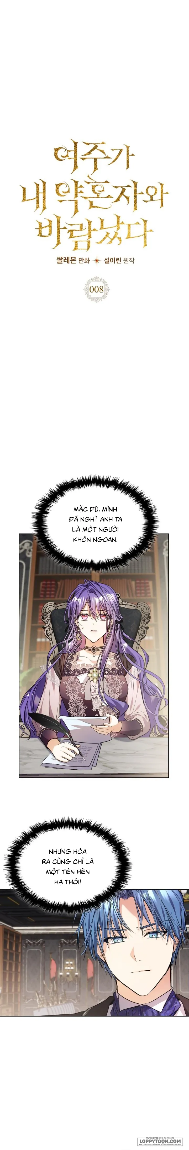 Nữ Chính Ngoại Tình Với Vị Hôn Phu Của Tôi - Chap 8 - Trang 1