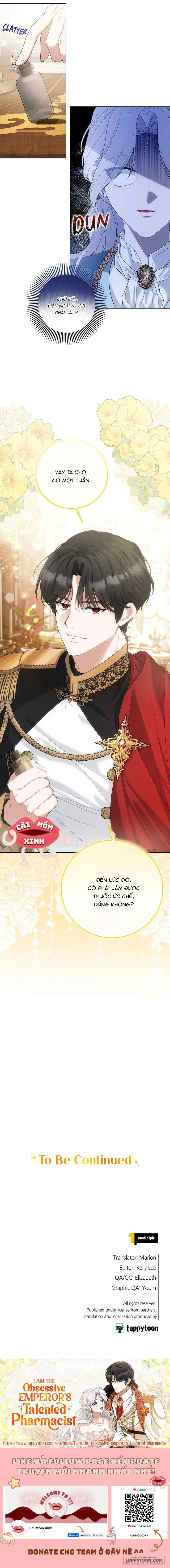 Nữ Dược Sư Của Vị Hoàng Đế Si Tình - Chap 2 - Trang 11