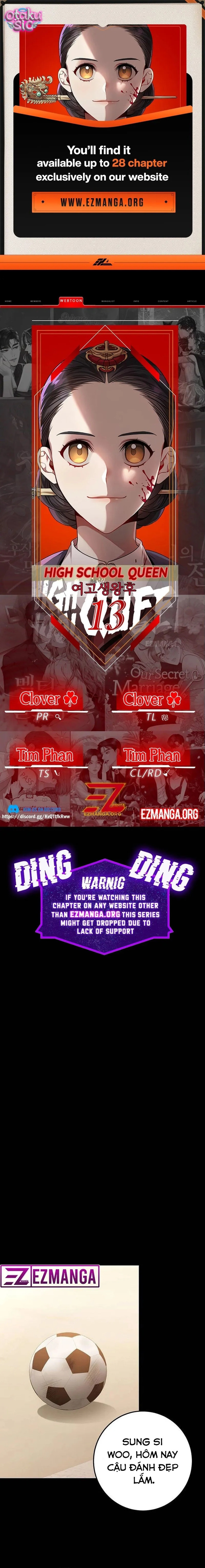 Nữ Hoàng Trung Học - Chap 13 - Trang 1