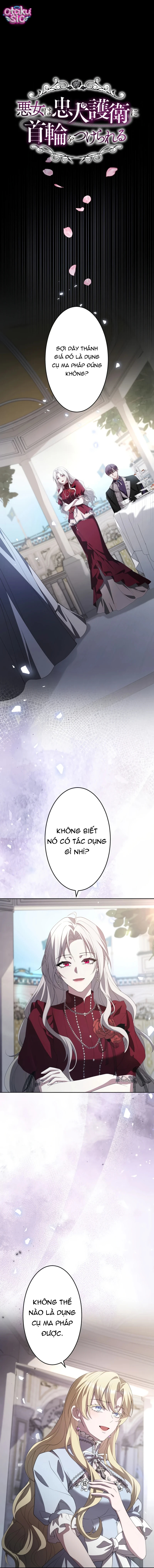 Nữ Phản Diện Bị Kỵ Sĩ Trung Thành Bắt Giữ - Chap 8 - Trang 1