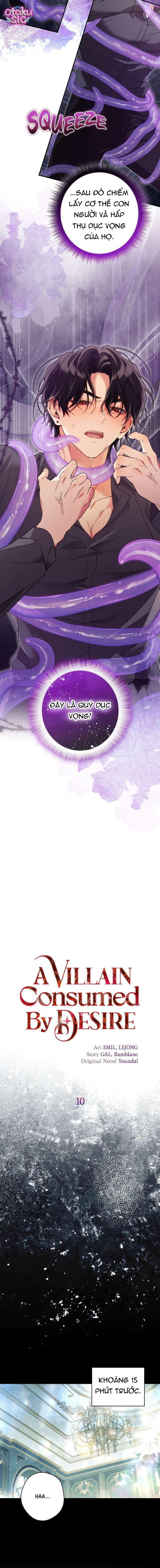 Phản Diện Bị Dục Vọng Nuốt Chửng - Chap 10 - Trang 5