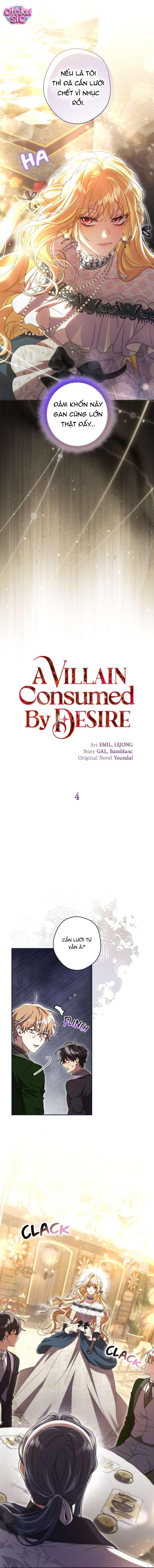Phản Diện Bị Dục Vọng Nuốt Chửng - Chap 4 - Trang 5