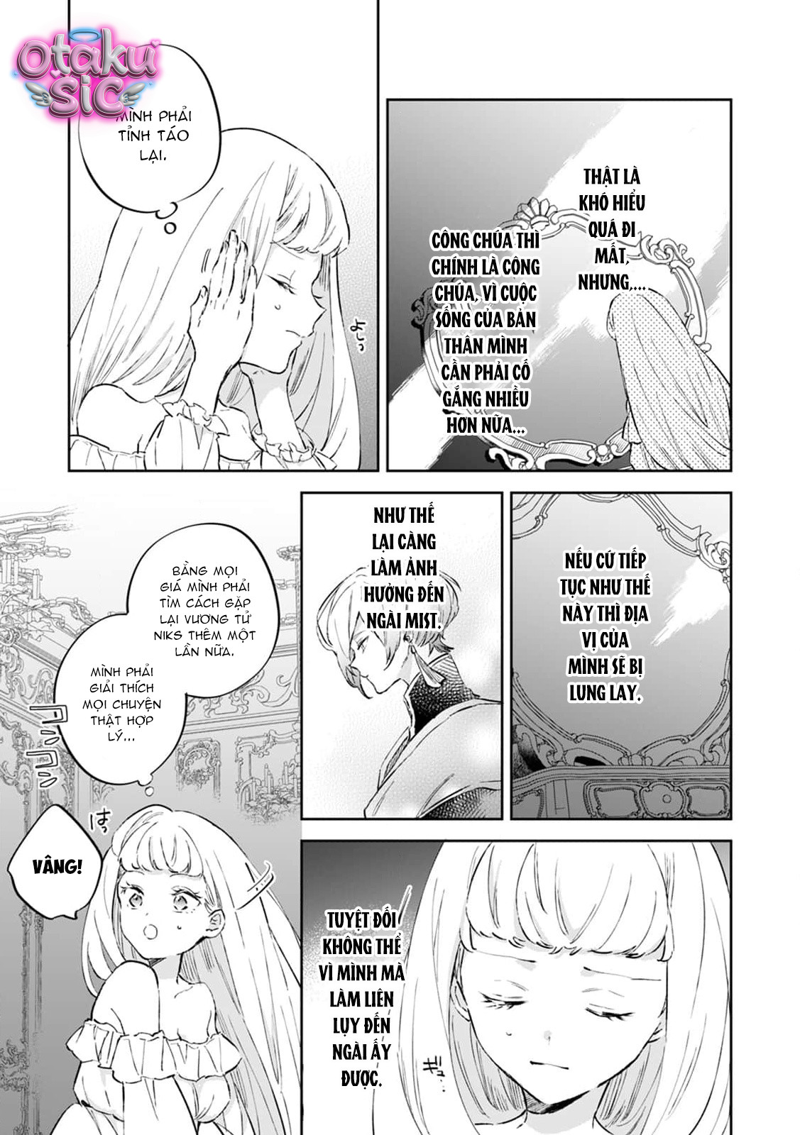 Sau Khi Chuyển Sinh Thành Công Chúa, Tôi Bị Hoàng Tử Dịu Dàng Hôn Mỗi Đêm - Chap 7 - Trang 6