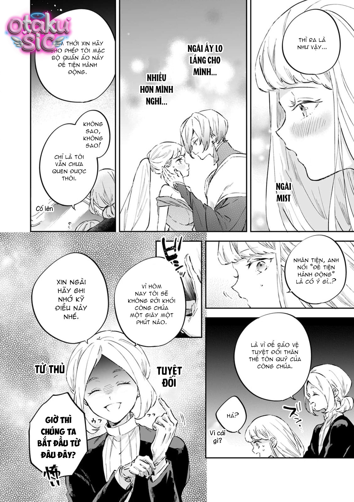 Sau Khi Chuyển Sinh Thành Công Chúa, Tôi Bị Hoàng Tử Dịu Dàng Hôn Mỗi Đêm - Chap 7 - Trang 9
