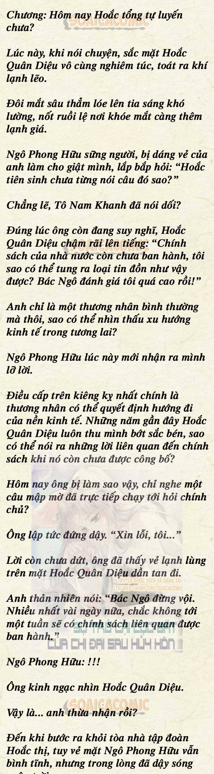 Sự Trở Lại Cực Gắt Của Chị Đại Sau Hủy Hôn - Chap 110 - Trang 1
