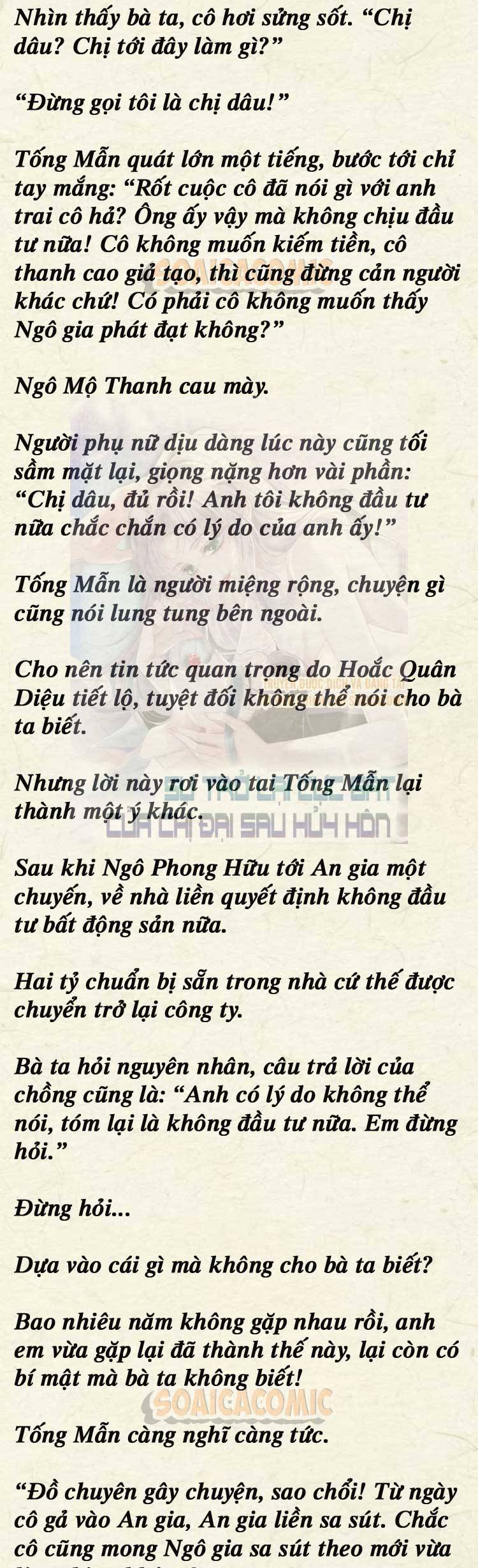 Sự Trở Lại Cực Gắt Của Chị Đại Sau Hủy Hôn - Chap 110 - Trang 4