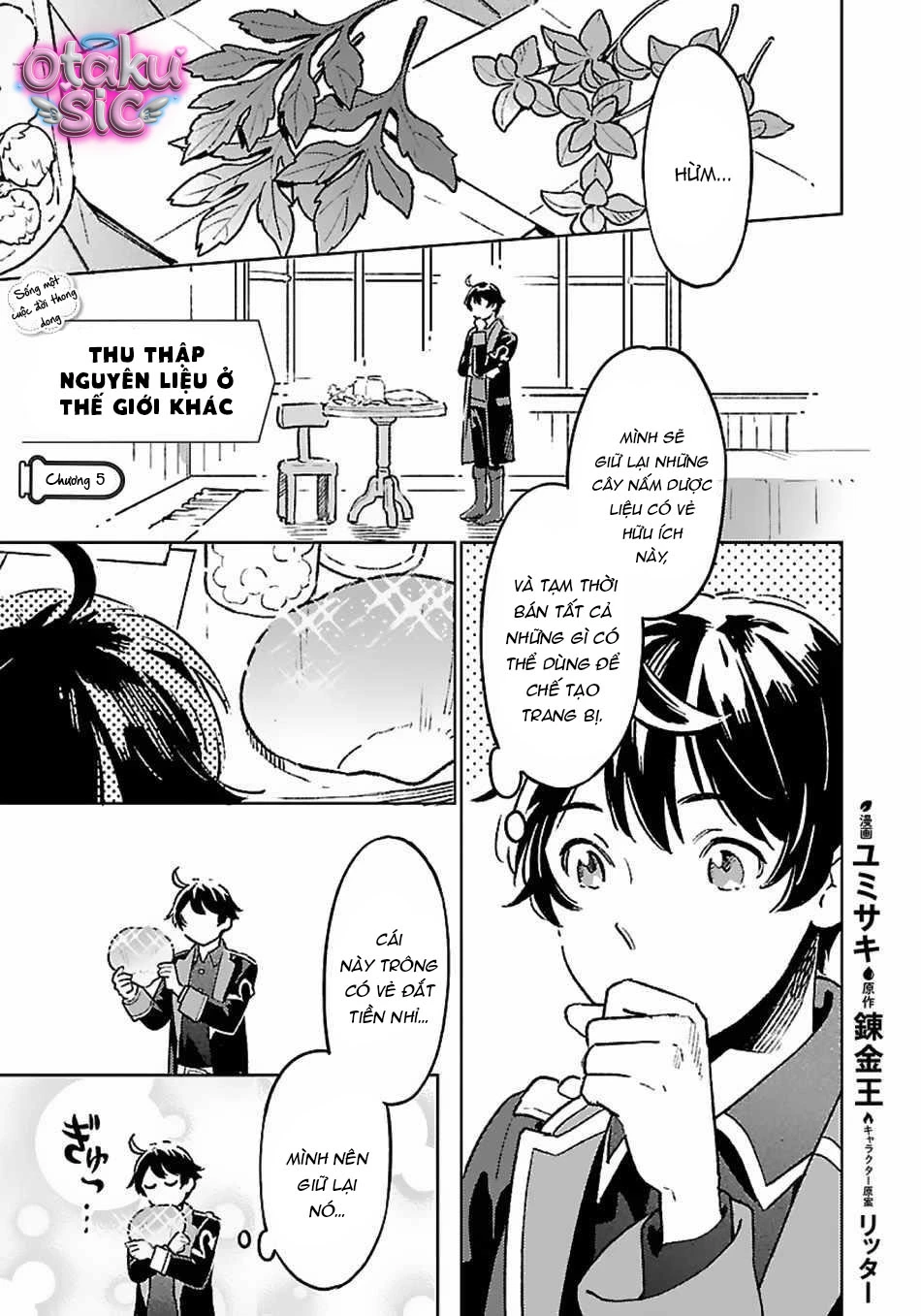 Thu thập nguyên liệu thô ở thế giới khác - Chap 5 - Trang 1