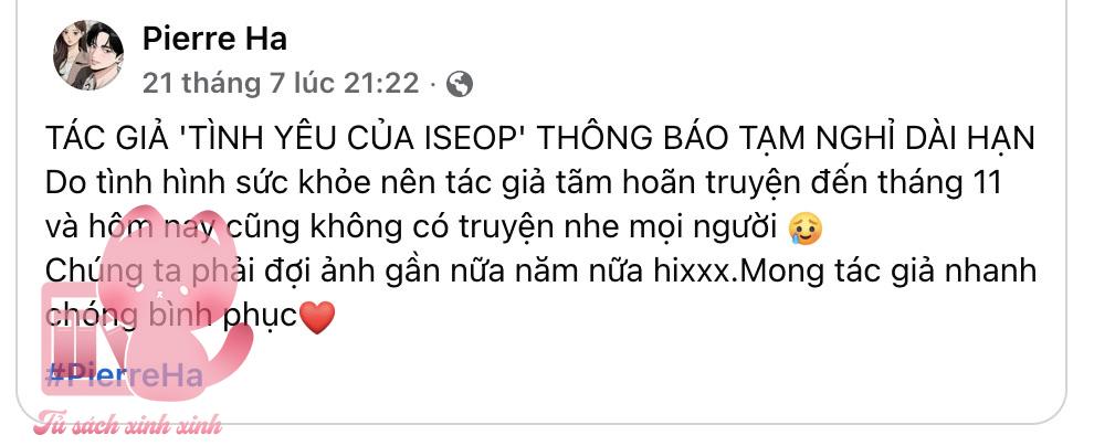 Tình Yêu Của Iseop - Chap 81 - Trang 1