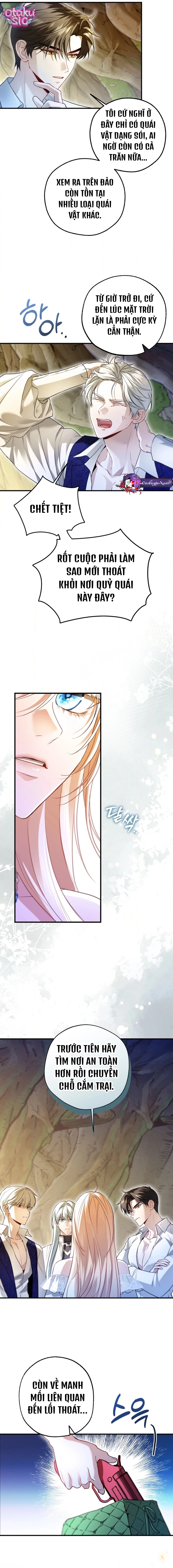 Tôi Bị Mắc Kẹt Trên Một Hòn Đảo Hoang Cùng Với Các Nam Chính - Chap 42 - Trang 9
