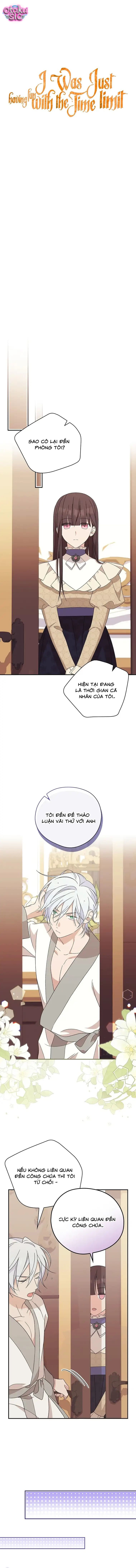 Tôi chỉ vui vẻ với thời gian có hạn của mình - Chap 23 - Trang 9