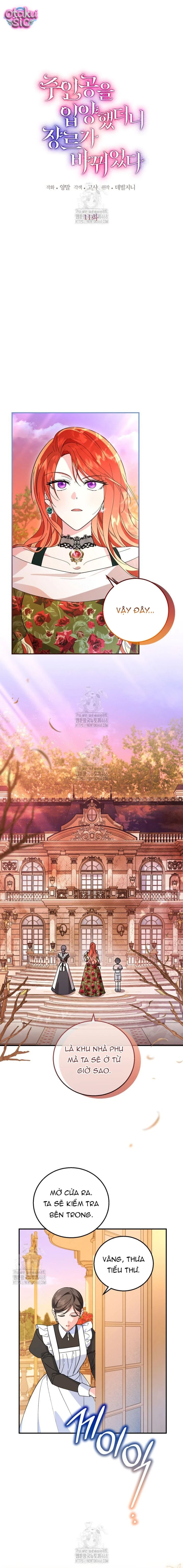 Tôi đã nhận nuội nam chính và thể loại câu chuyện đã thay đổi - Chap 11 - Trang 1