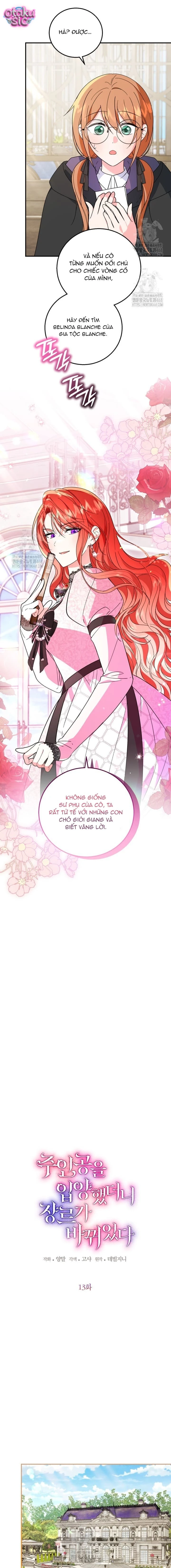 Tôi đã nhận nuội nam chính và thể loại câu chuyện đã thay đổi - Chap 13 - Trang 7