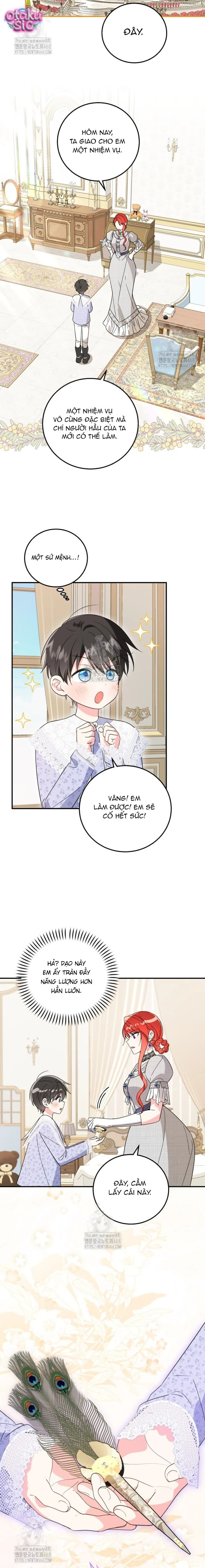 Tôi đã nhận nuội nam chính và thể loại câu chuyện đã thay đổi - Chap 13 - Trang 8