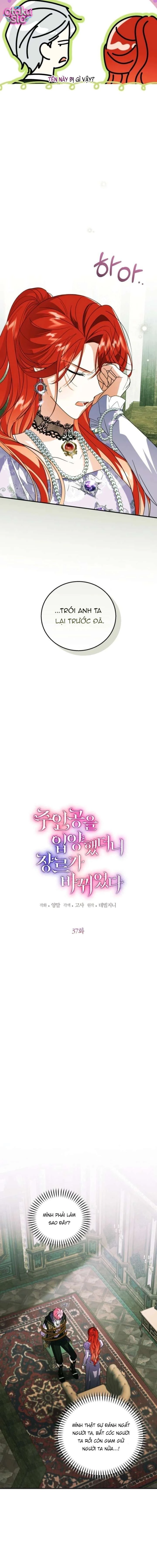 Tôi đã nhận nuội nam chính và thể loại câu chuyện đã thay đổi - Chap 37 - Trang 8