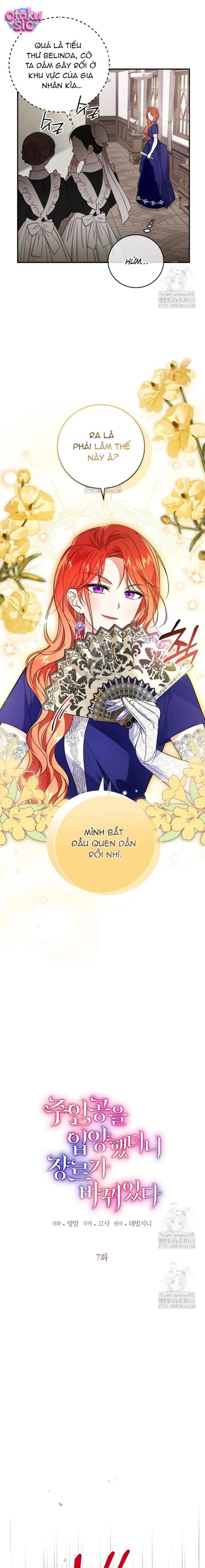 Tôi đã nhận nuội nam chính và thể loại câu chuyện đã thay đổi - Chap 7 - Trang 2