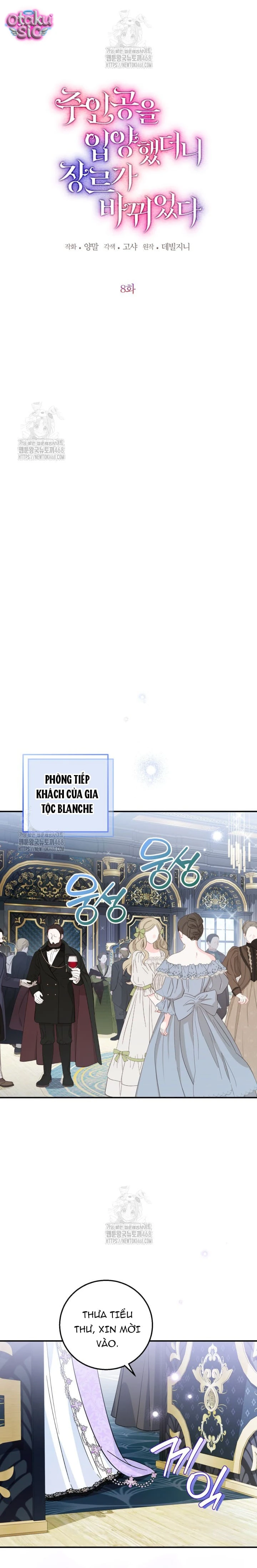Tôi đã nhận nuội nam chính và thể loại câu chuyện đã thay đổi - Chap 8 - Trang 4