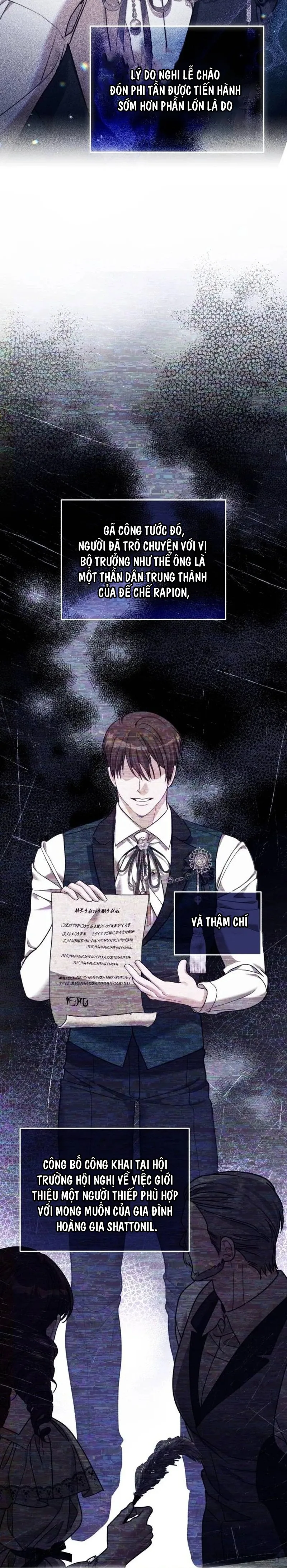 Tôi Đã Trải Qua Đêm Đầu Tiên Dù Chỉ Là Hoàng Hậu Thay Thế - Chap 14 - Trang 3