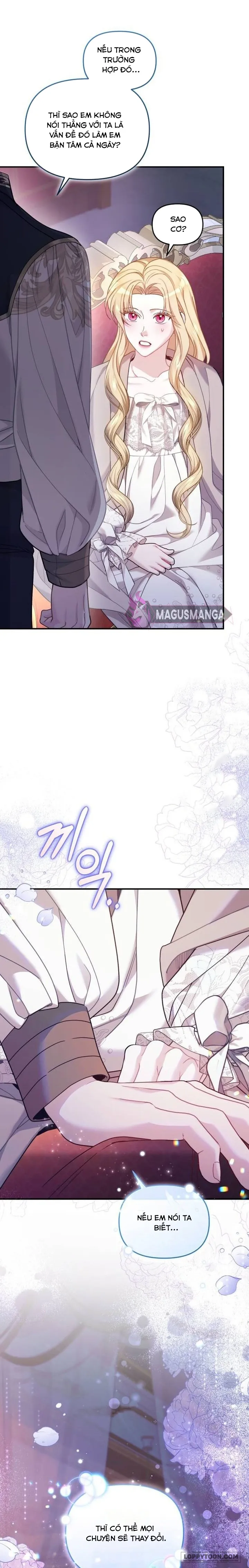 Tôi Đã Trải Qua Đêm Đầu Tiên Dù Chỉ Là Hoàng Hậu Thay Thế - Chap 16 - Trang 1