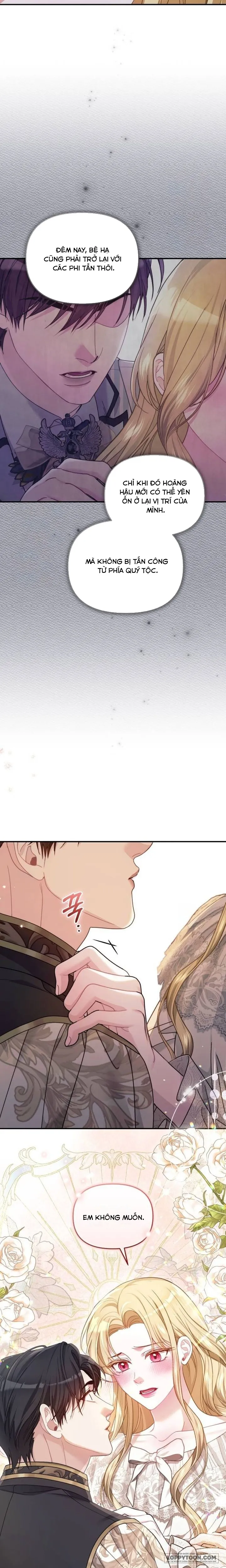 Tôi Đã Trải Qua Đêm Đầu Tiên Dù Chỉ Là Hoàng Hậu Thay Thế - Chap 16 - Trang 10